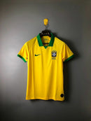 Camisa do Brasil Polo Amarela 1  19/20