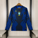 Camisa Brasil 2026 Azul Manga Longa