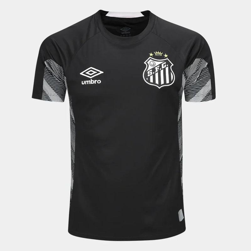 Camisa Santos 25/26 Goleiro Umbro Masculina - Preto