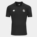 Camisa Polo Santos 25/26 Viagem Umbro Masculina - Preto