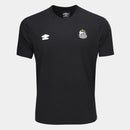 Camisa Santos 25/26 Concentração Umbro Masculina - Preto