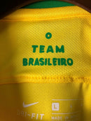 Camisa do Brasil Polo Amarela 1  19/20