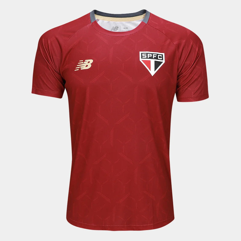 Camisa de treino São Paulo 25/26 - Borgonha - Versão Torcedor
