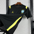 Camisa Pré-Jogo Brasil Preta 26/27