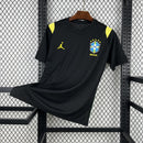Camisa Pré-Jogo Brasil Preta 26/27
