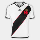 Camisa Vasco Away 24/25 Torcedor Kappa Feminina - Branco e Preto