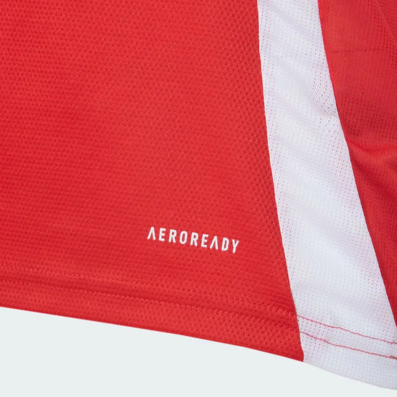 Camisa Internacional I 25/26 Torcedor Adidas Masculina - Vermelho