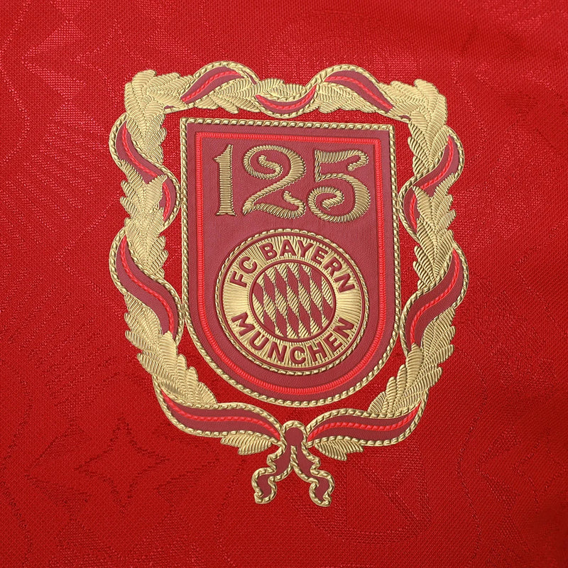 Camisa Bayern de Munique 25/26 Comemorativa 125 Anos Adidas Masculina - Vermelho
