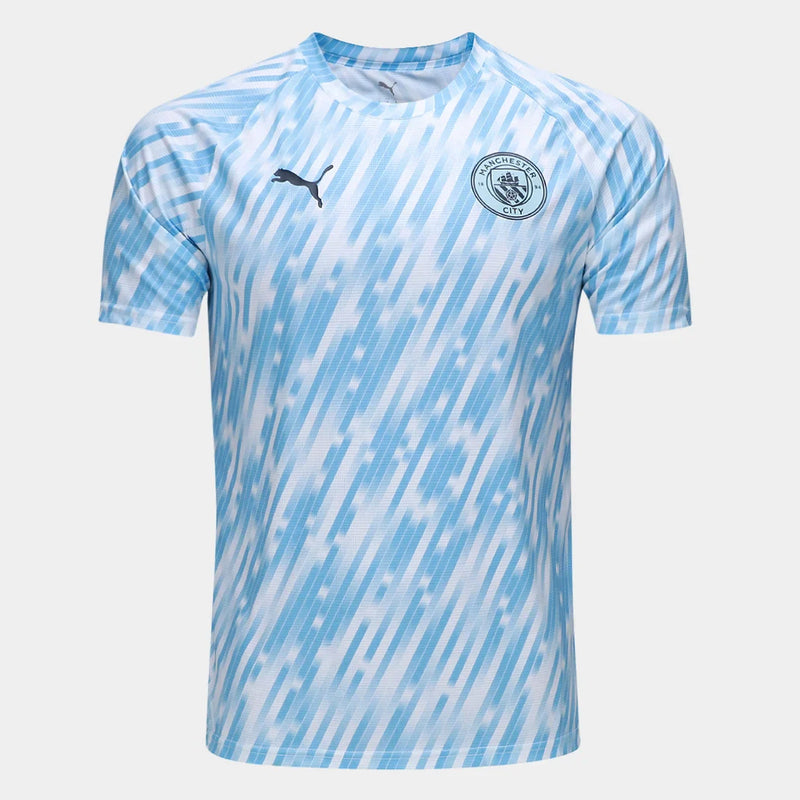 Camisa Manchester City Prematch 25/26 Puma Masculina - Azul