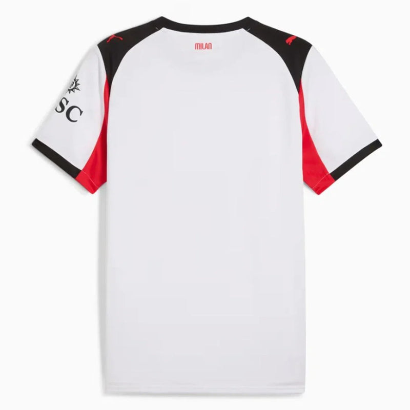 Camisa Milan Away 25/26 s/n Torcedor Puma Masculina - Branco