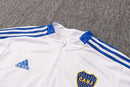 Conjunto Inverno Boca Juniors Branco Adidas - Com Ziper
