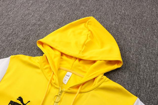 Conjunto Inverno Borussia Dortmund Amarela Puma - Com Capuz