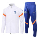 Conjunto Inverno Chelsea Branco e Azul Nike - Com Fecho