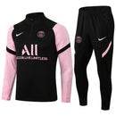 Conjunto Inverno PSG Preta e Rosa Nike - Com Ziper