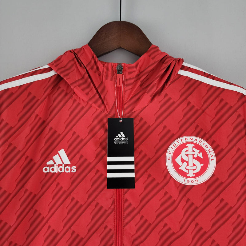 Corta-vento Internacional Adidas - Vermelho