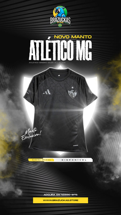 Camisa ALL BLACK Atlético Mineiro 25/26 ADIDAS Torcedor