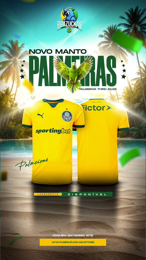 Camisa Palmeiras Puma III 25/26 Torcedor